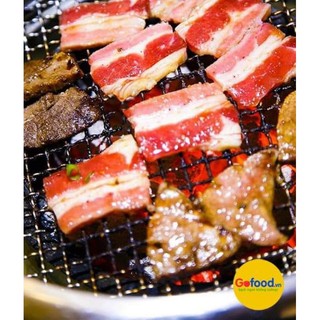 Ba Chỉ Bò Mỹ vỉ 500gr (ba chỉ bò cuộn,thả lẩu, nướng, thịt bò cuộn)