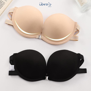  Áo Nâng Ngực Không Dây Cài Trước iBra Tạo Khe Sexy Áo Lót Không Gọng Nâng Ngực Cup Ngang Chống Tuột Gợi Cảm A57 