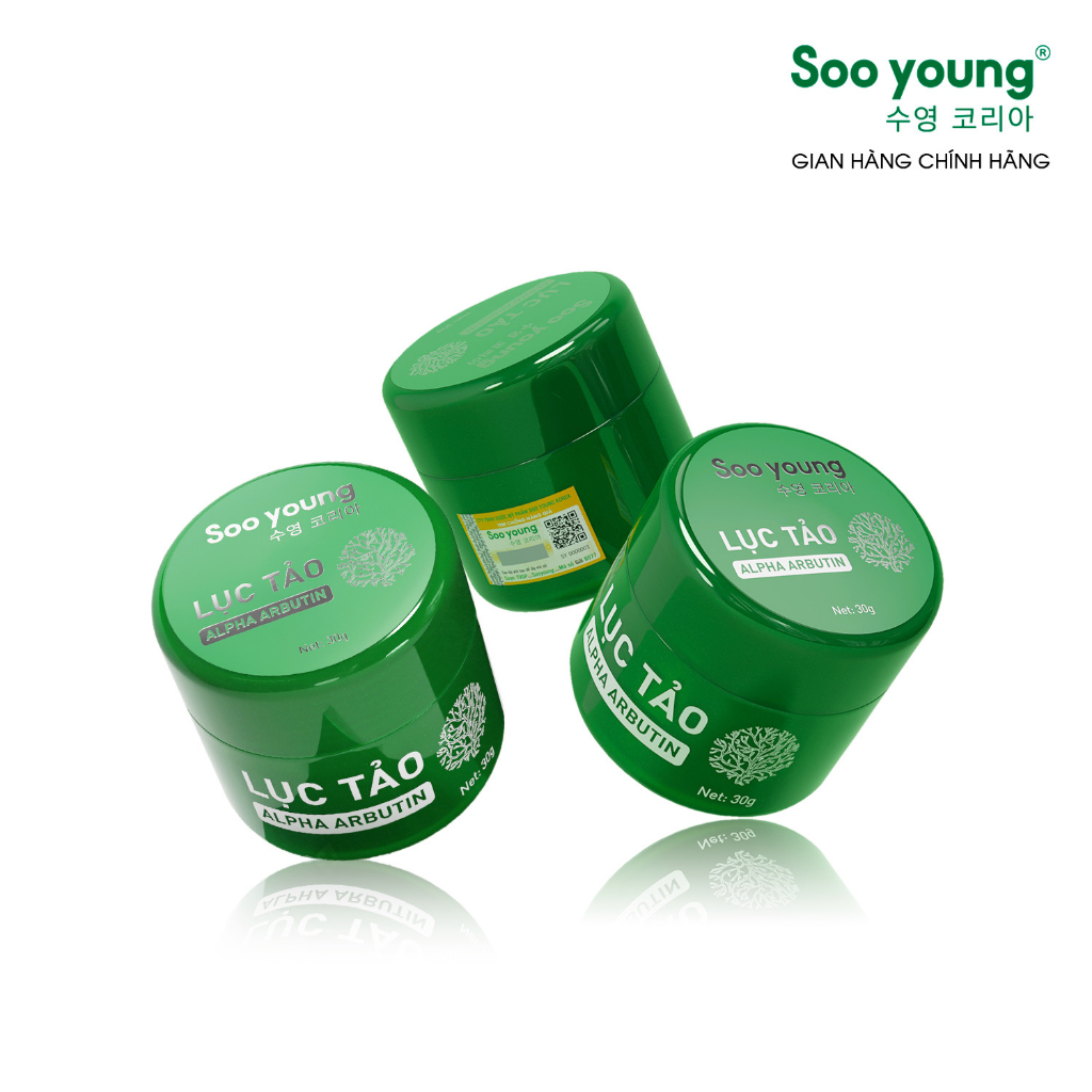 Combo 3 hộp kích trắng Lục Tảo SOOYOUNG 30gr