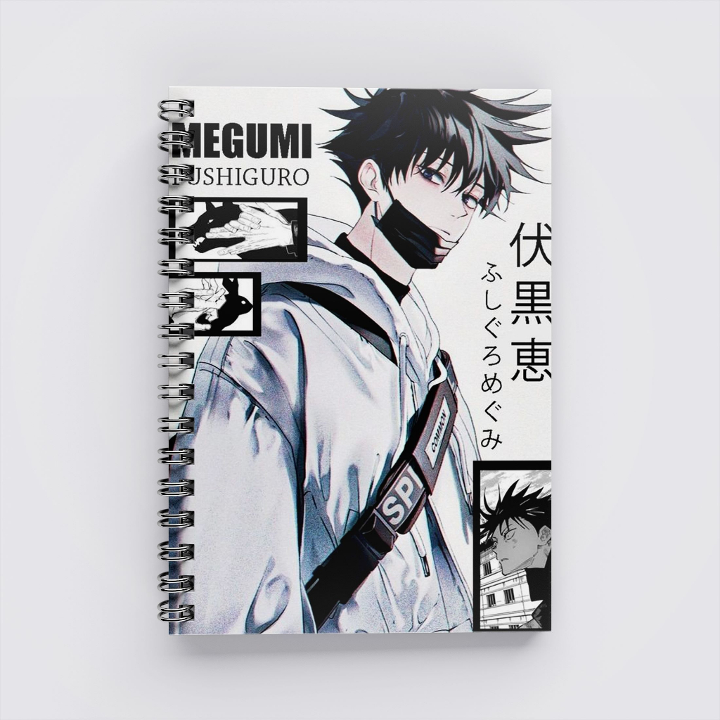 Sổ tay Jujutsu Kaisen Megumi Fushiguro Chú Thuật Hồi Chiến Siêu Ngầu Manga Aisobook - SOJKMGM1