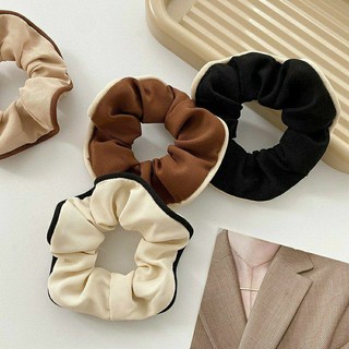 Dây cột tóc vải co giãn phong cách Pháp cổ điển