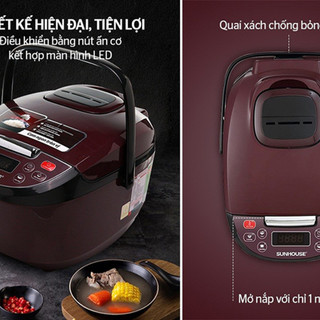 nồi cơm điện từ 1.8L SUNHOUSE SHD8909