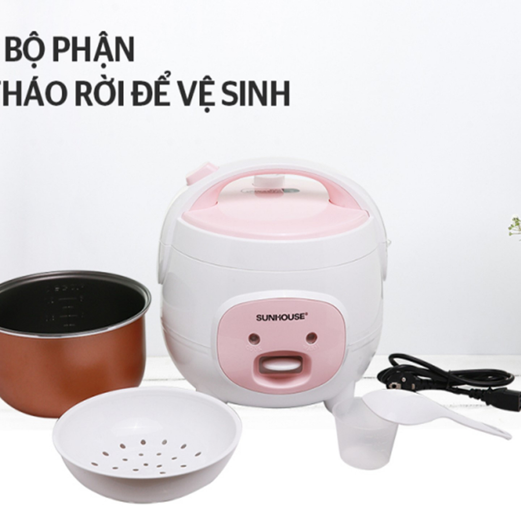 Nồi cơm điện 1.2L SUNHOUSE SHD8217W