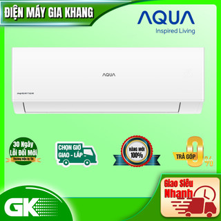 Aqa-rv13qc - miễn phí lắp đặt - máy lạnh aqua inverter 1.5hp aqa-rv13qc - giao miễn phí hcm