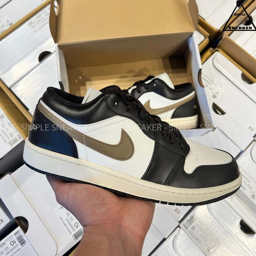 Giày Jordan 1 Low Sail Brown Chính Hãng 🔴SIMPLE SNEAKER🔴 Nike Jordan 1 Shadow Brown DC0774-200 Giày Nike Nam Nữ Thể Thao
