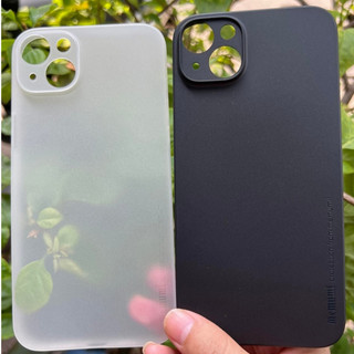 Ốp lưng iphone 14 plus hiệu memumi dạng nhám mờ siêu mỏng mỏng như giấy