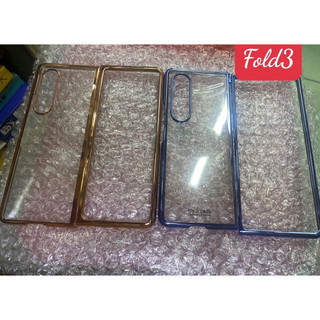 Ốp Samsung Galaxy Z Fold 3 / Fold3 trong cứng xi viền xịn.