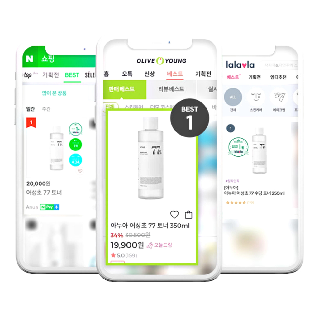 Toner làm dịu da ANUA chiết xuất diếp cá Heartleaf 77% Soothing Toner 250ml chính hãng