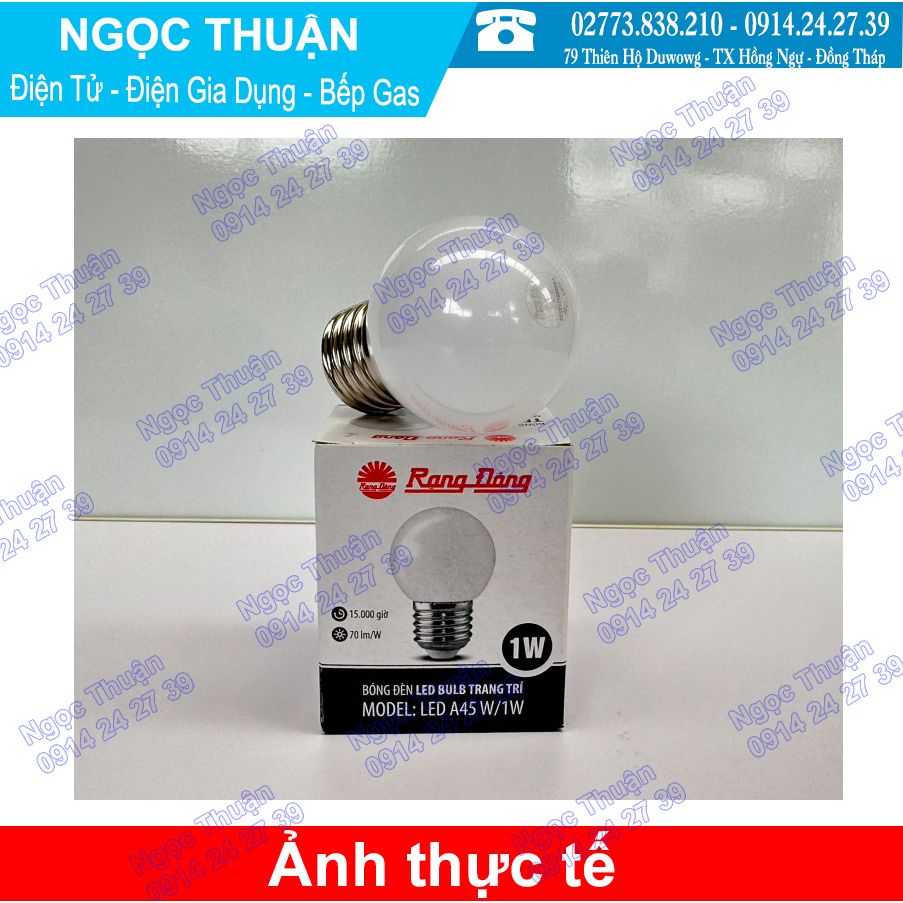 Bóng đèn LED 1W Rạng Đông