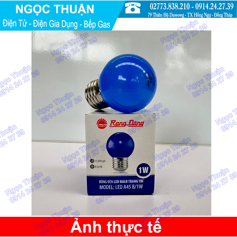 Bóng đèn LED 1W Rạng Đông