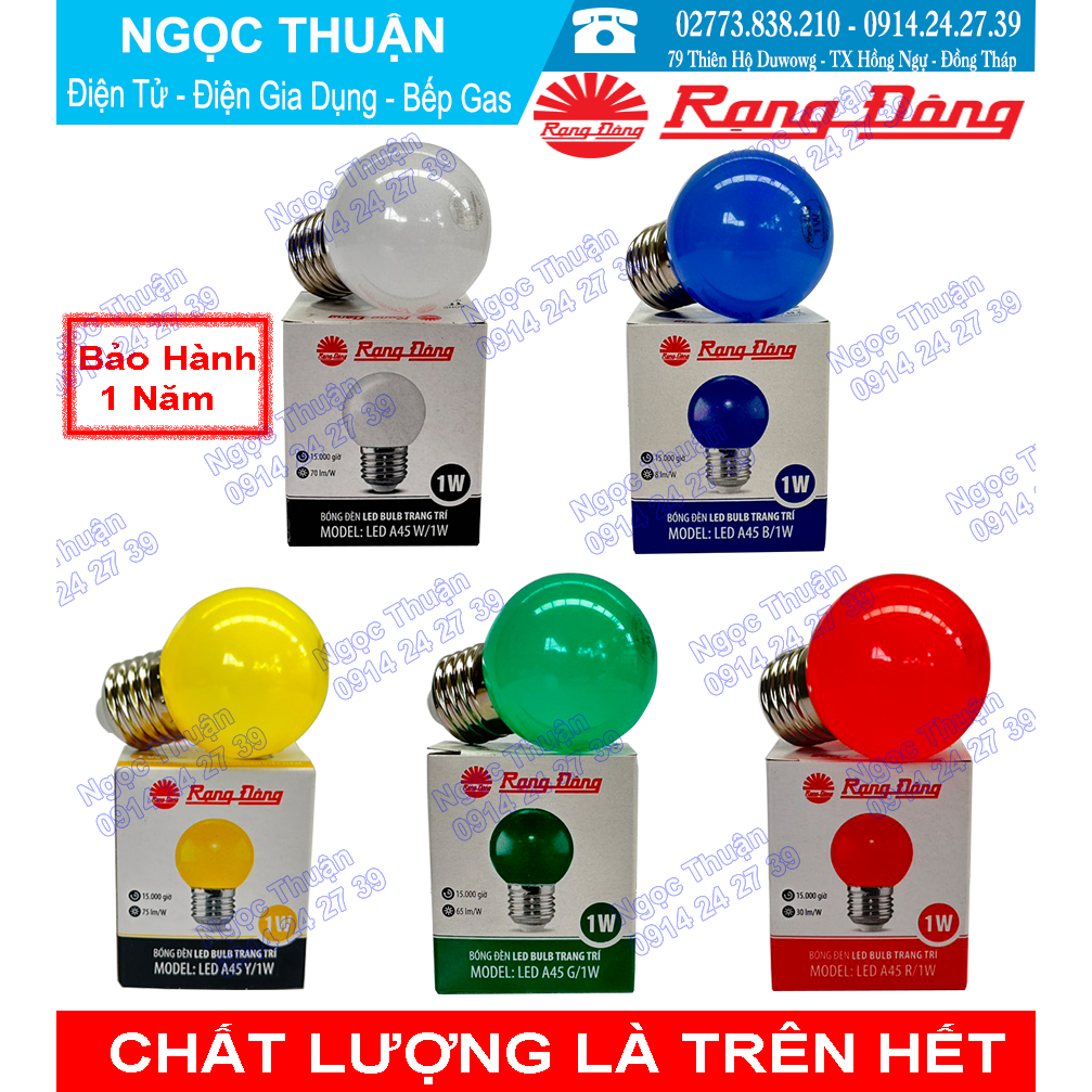Bóng đèn LED 1W Rạng Đông