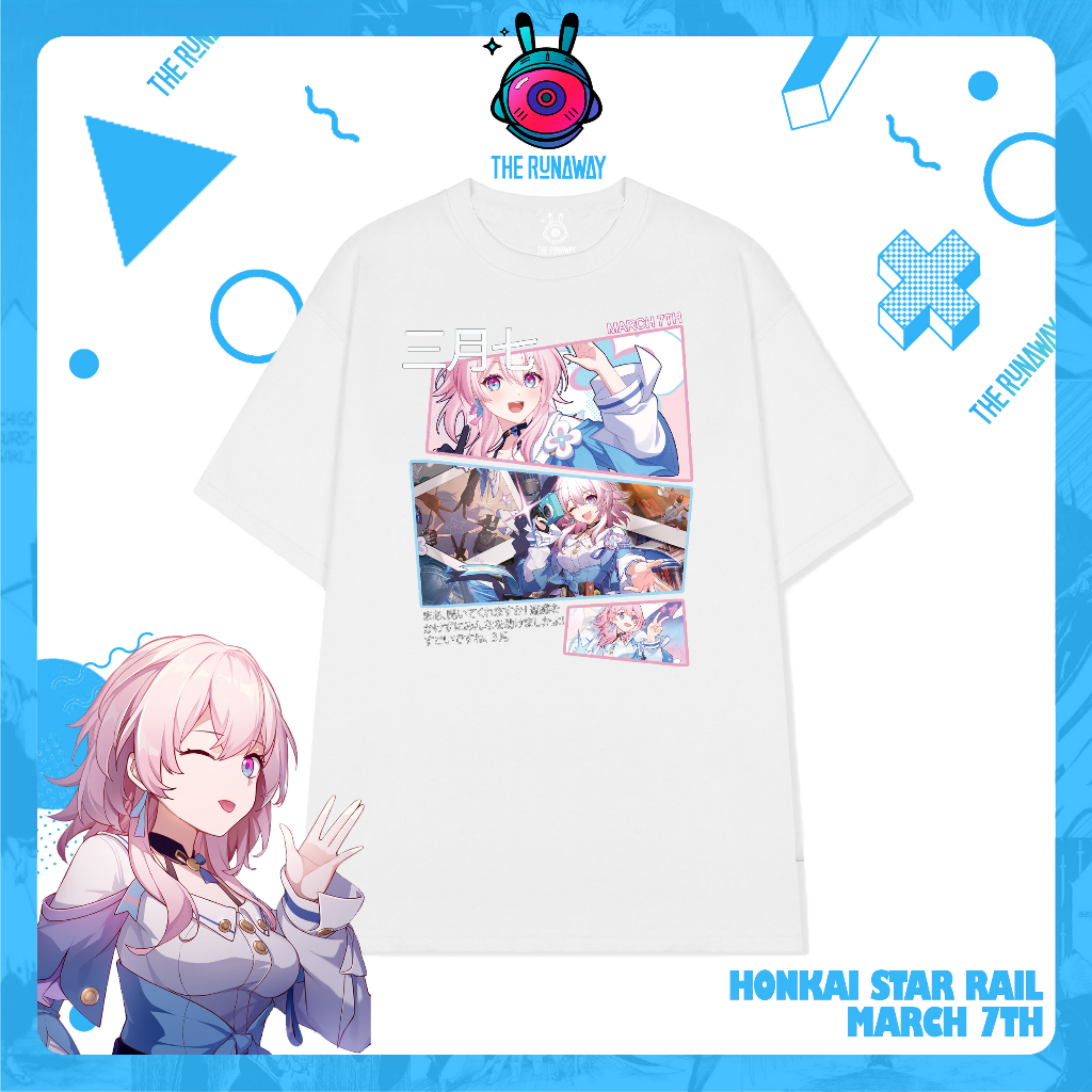 Áo phông Honkai Star Rail: March 7th cho Nam/ Nữ by The Runaway