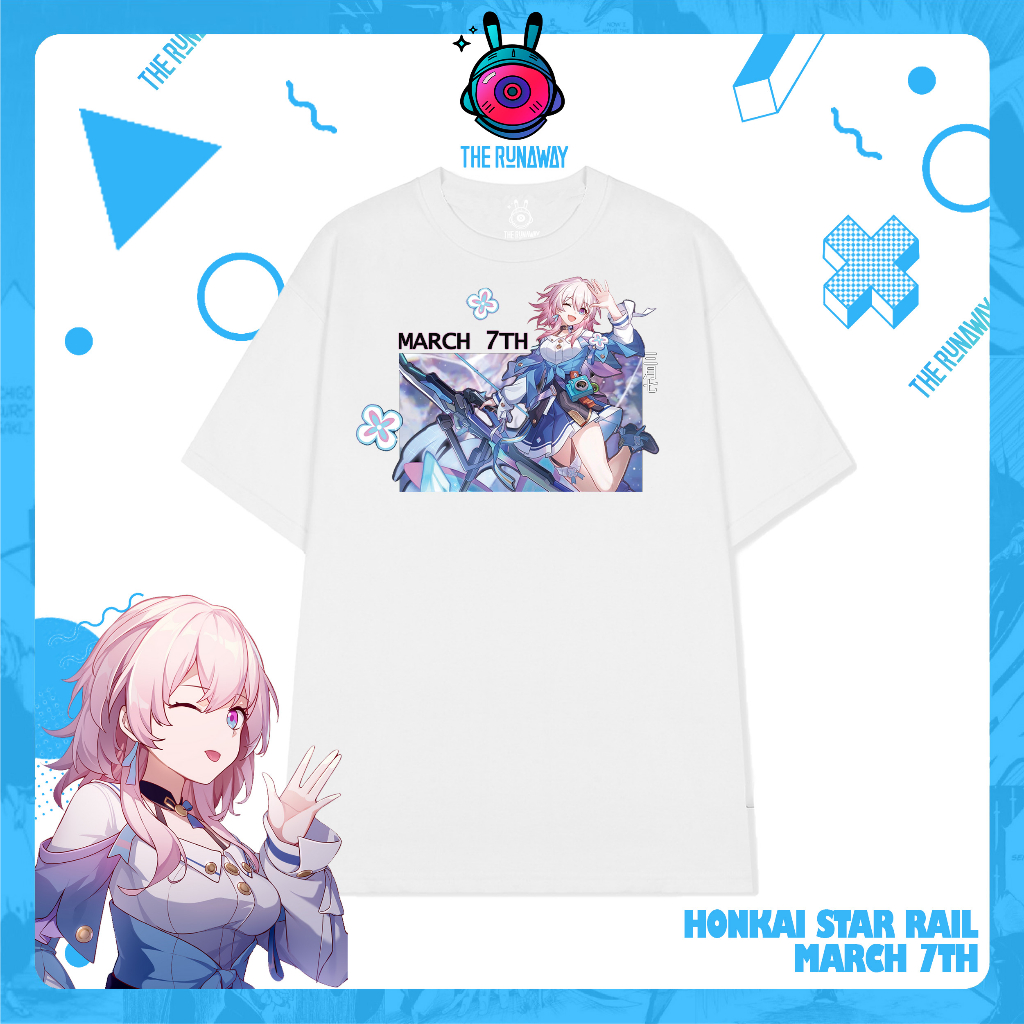 Áo phông Honkai Star Rail: March 7th cho Nam/ Nữ by The Runaway