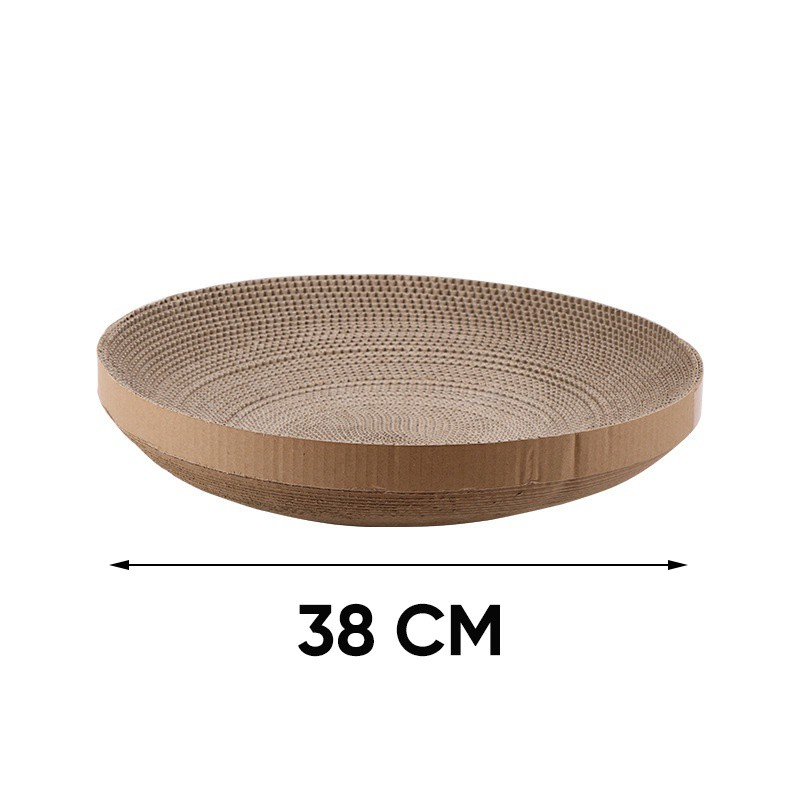 Combo 3 Lõi Cào Móng Tròn Bằng Carton Dùng Thay Thế Cho Bàn Cào Kích Thước 40 Cm