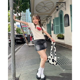 Áo Thun Nữ Baby Tee PRADIES Cherries