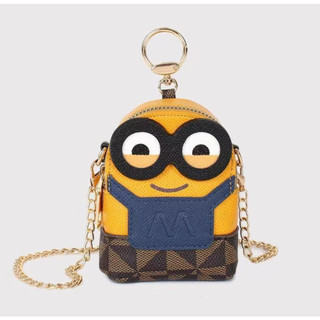Túi đeo chéo túi móc khóa minion