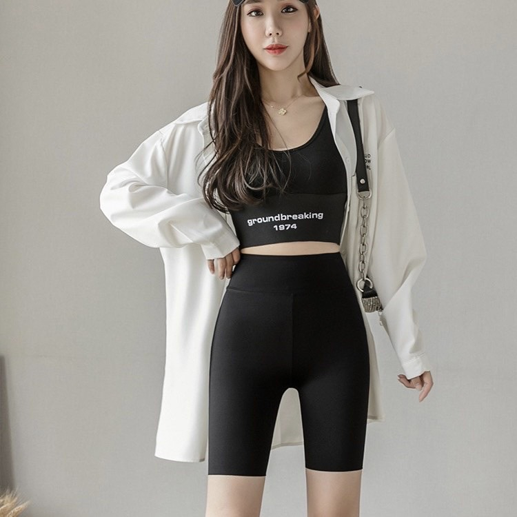 M115 - Quần Legging Ngố cạp cao gen bụng siêu  hack dáng