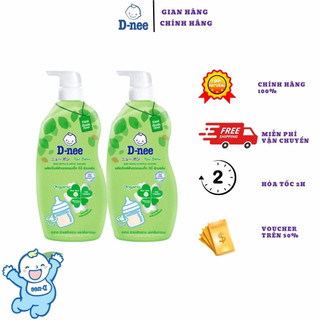 Nước rửa bình/ xúc bình sữa Dnee Thái Lan 600ml mẫu mới chuẩn thái