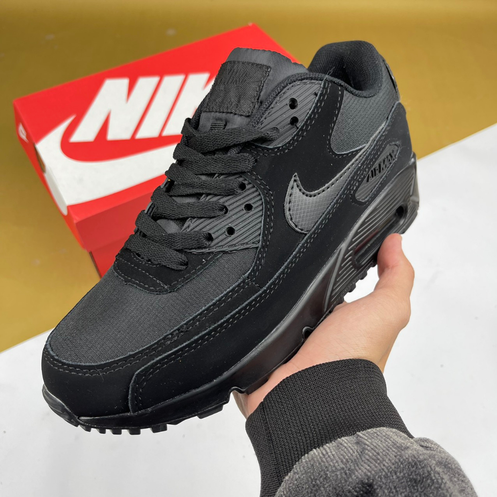 Giày Max 90 Leather Black, Max 90 Đen Full - Dino.Sneaker99