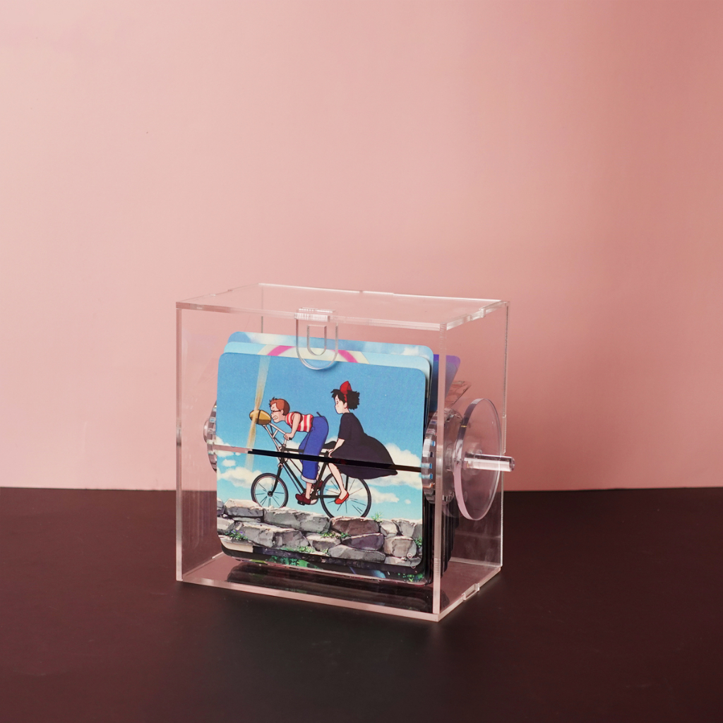 Hộp ảnh Anibox Kiki's Delivery Service decor nhà cửa, trang trí bàn làm việc hộp xoay trưng bày 24 ảnh tùy ý - H1T10032