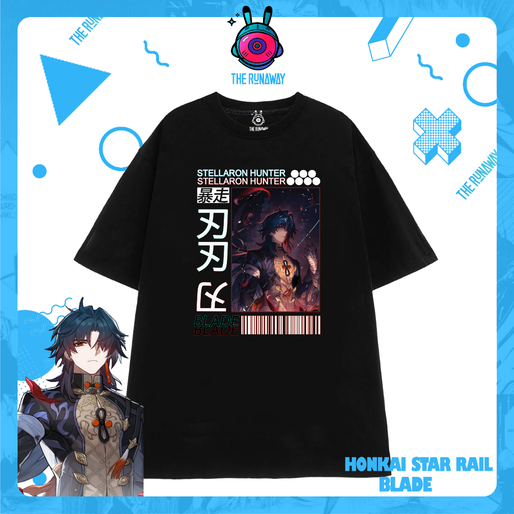Áo phông Honkai Star Rail: Blade cotton 100% cho Nam/ Nữ by The Runaway
