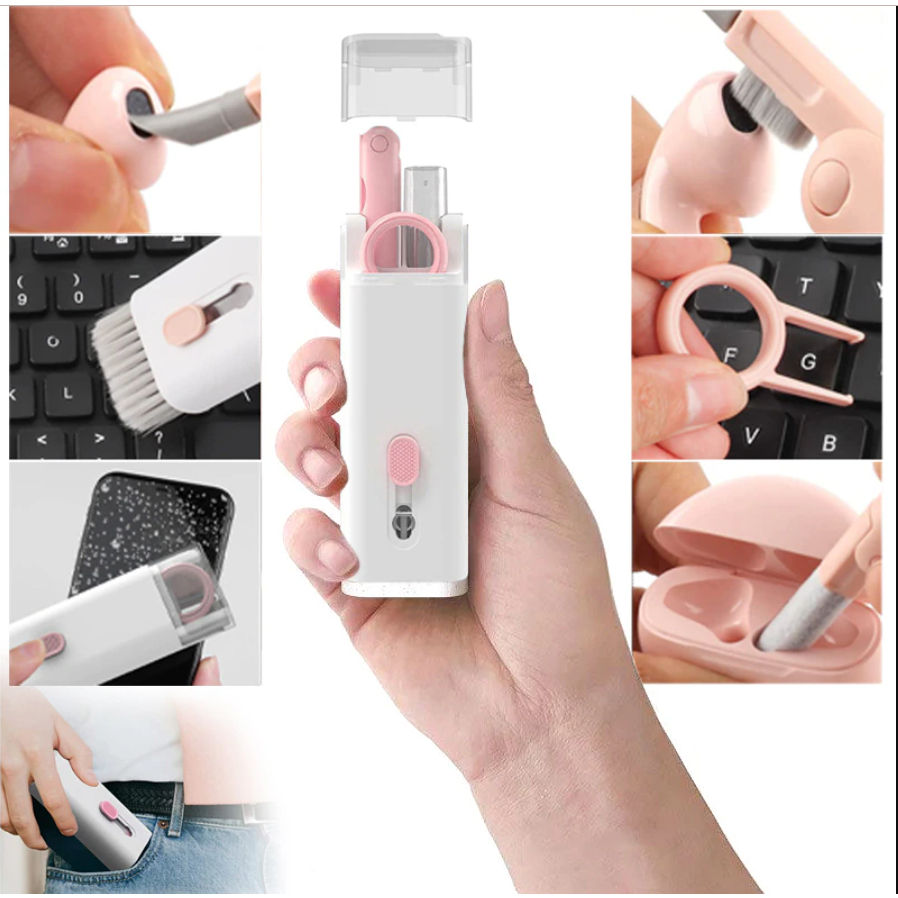 BỘ VỆ SINH BÀN PHÍM, TAI NGHE, MÀN HÌNH CAO CẤP 7 IN 1