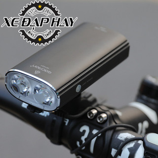 [Đèn Xe Đạp Cao Cấp] GACIRON V20D - 1700 Lumen | Đèn Pha Xe Đạp Chính Hãng Kết Hợp Đèn Hậu | Pin 5000 mAh -Max 85 Giờ