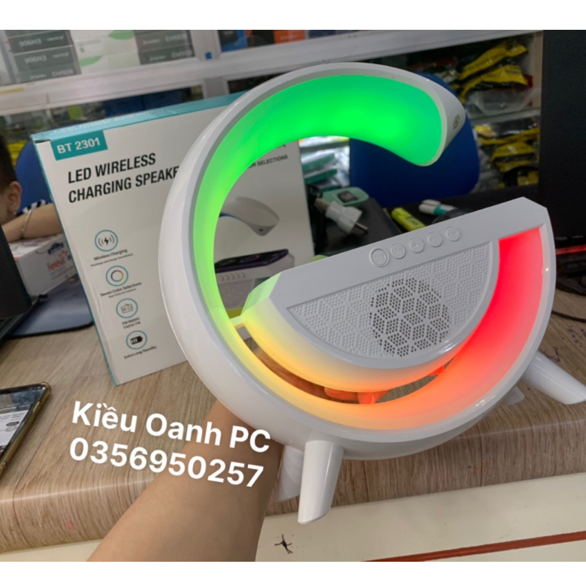 Loa bluetooth chữ G tích hợp đèn ngủ cùng sạc cực kì tiện lợi và thông minh,loa không dây nghe nhạc hay âm thanh chuẩn