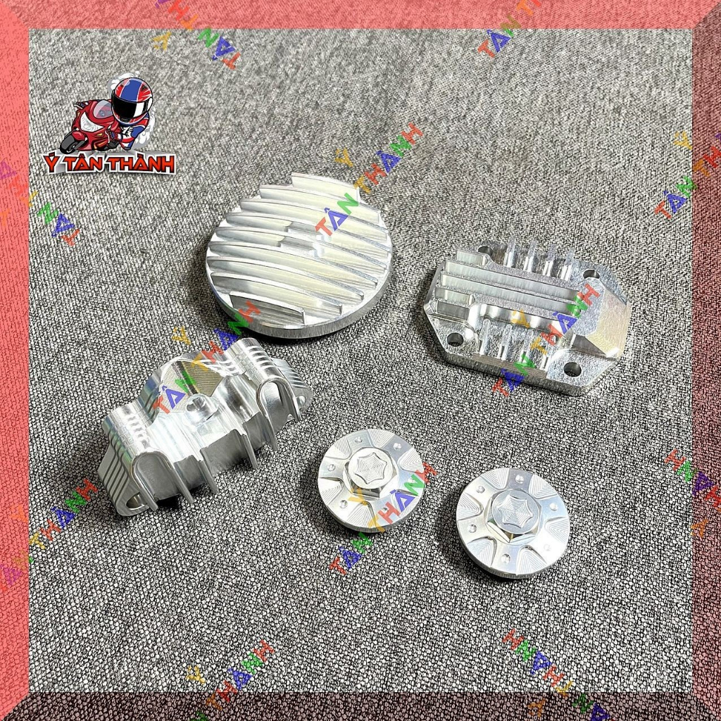 Nắp đầu bò nhôm cho wave dream 100 MS15