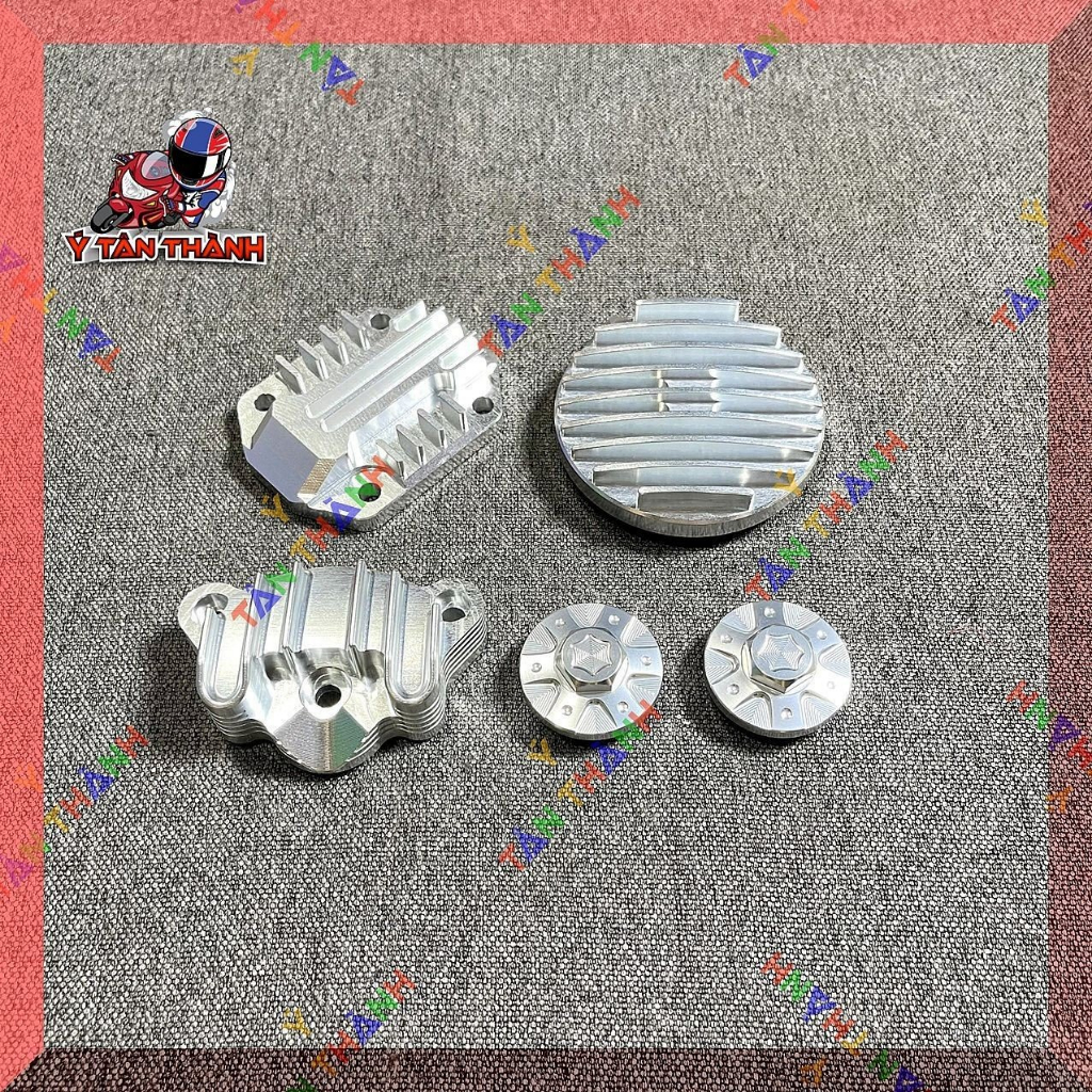 Nắp đầu bò nhôm cho wave dream 100 MS15