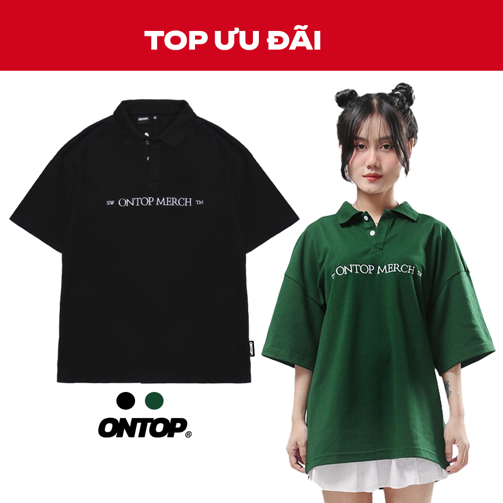 Áo polo form rộng basic local brand ONTOP Polo Ontop Merch - O20-T7