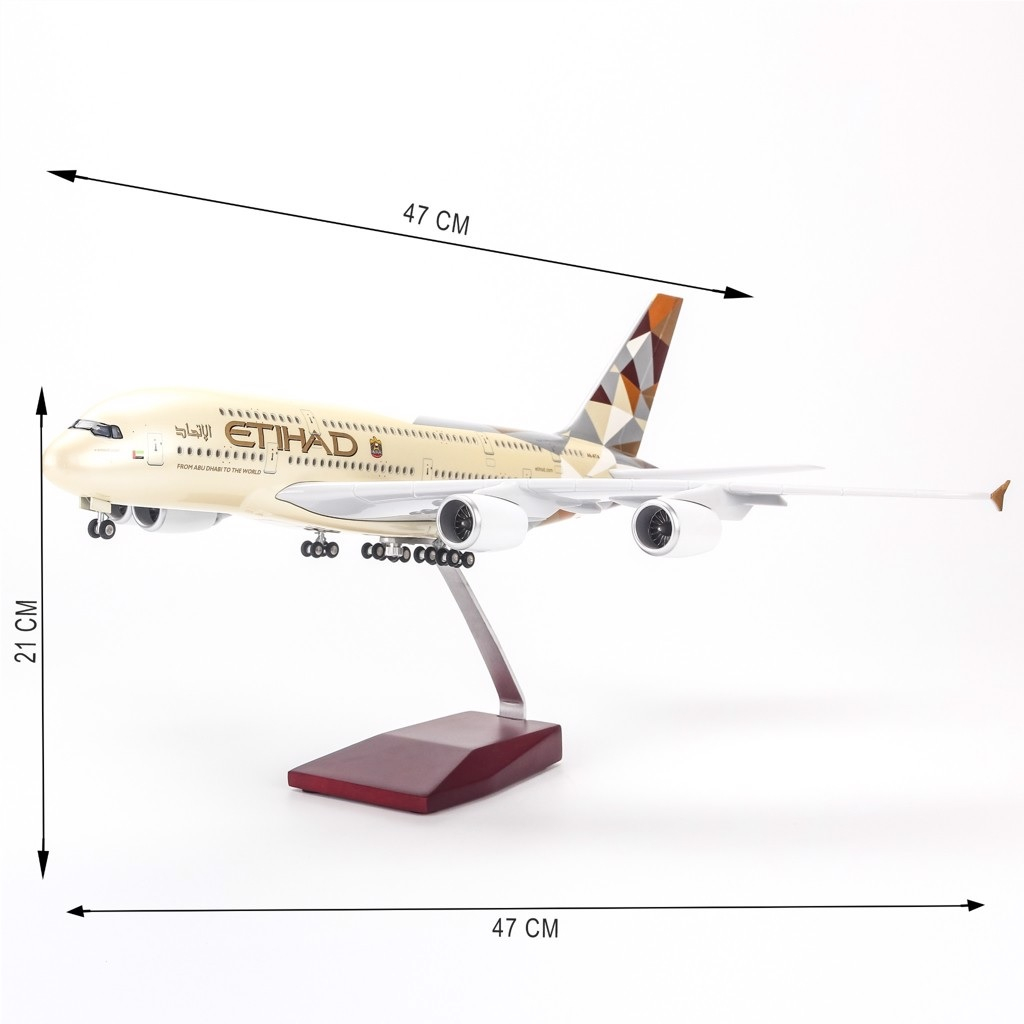 Mô Hình Tĩnh, Mô Hình Máy Bay Lắp Ráp 47cm Kim Loại Cao Cấp