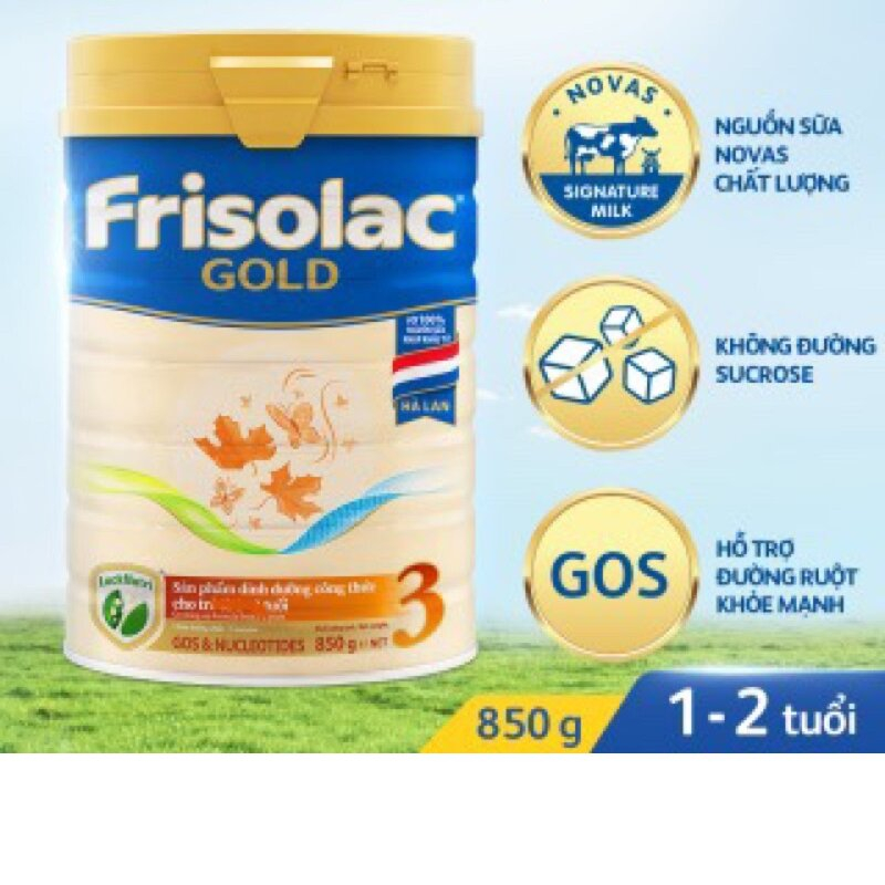 Sữa bột Frisolac Gold Step 3 Lon từ 380g đến 1.4kg_Duchuymilk