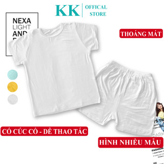 Đồ Bộ Trẻ Em Sơ Sinh Ngắn Tay Kookoo Vải Thun Mát Mềm Mịn, Bộ Quần Áo Sơ Sinh Cộc Tay Trẻ Em Cho Bé Trai Bé Gái