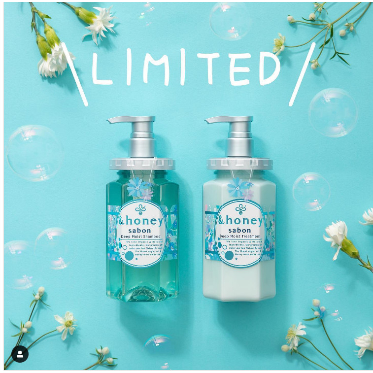 Dòng GIỚI HẠN/ Dầu gội & xã Organic Vicrea  Honey Savon Deep Moist Pair Set Sabon 2023ver/ dòng Deep Moist/tóc khô