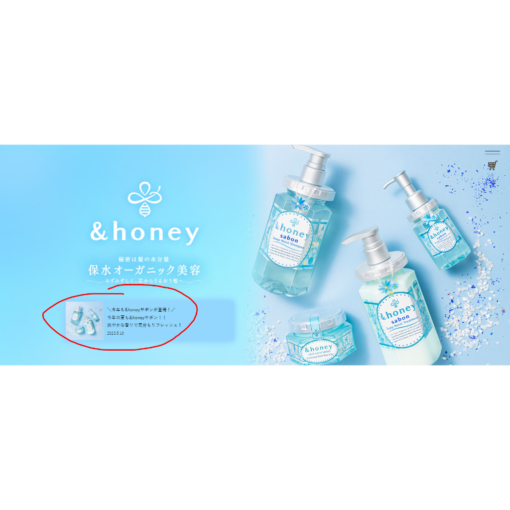 Dòng GIỚI HẠN/ Dầu gội & xã Organic Vicrea  Honey Savon Deep Moist Pair Set Sabon 2023ver/ dòng Deep Moist/tóc khô