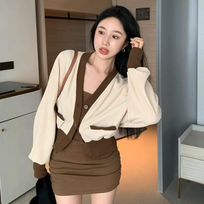 Set váy len SUU phong cách cá tính, đồ nữ mùa thu xinh xắn