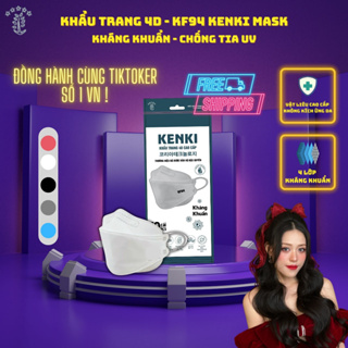 Sỉ Thùng 300 cái Khẩu Trang KF94 KENKI MASK Kháng Khuẩn