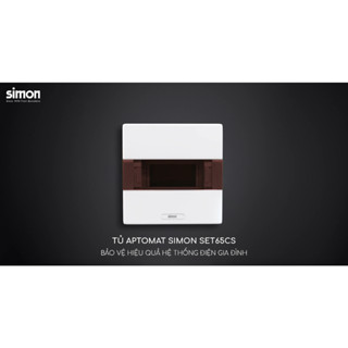Tủ Điện Âm Tường Cao Cấp 4, 6, 9 Module SIMON - SET65CS