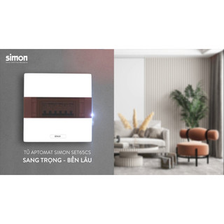 Tủ Điện Âm Tường Cao Cấp 4, 6, 9 Module - SET65CS - SIMON (Hàng Chính Hãng)