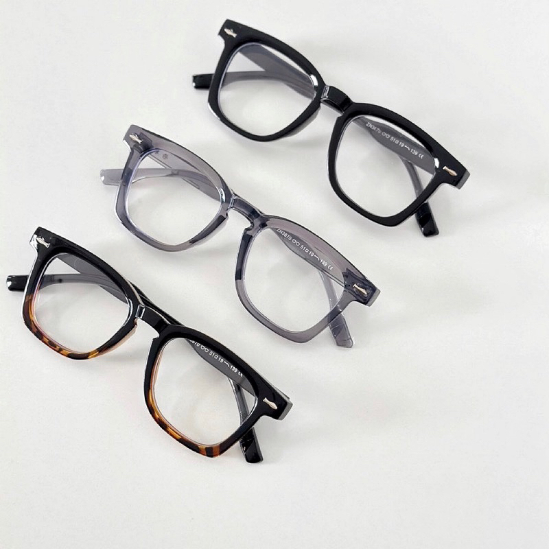 Kính giả cận, Gọng kính cận nam nữ unisex nhựa dáng basic dễ đeo 3670 Jolie eyewear