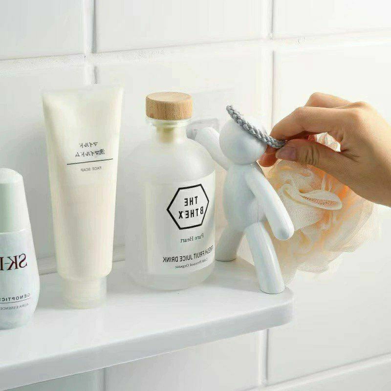 Kệ dán tường phòng tắm, nhà bếp hình người độc đáo