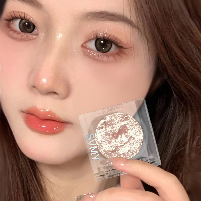 Phấn bắt sáng SVMY, phấn mắt nhũ nội địa trung highlight nhũ bạc vàng F73 Sammi beauty