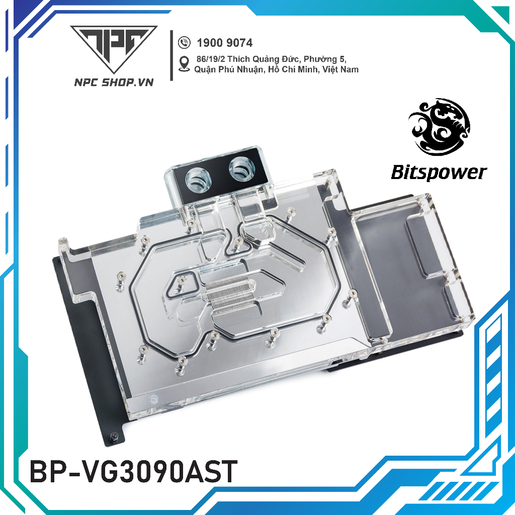 BITSPOWER CLASSIC VGA WATER BLOCK FOR ASUS ROG STRIX GEFORCE RTX 3090