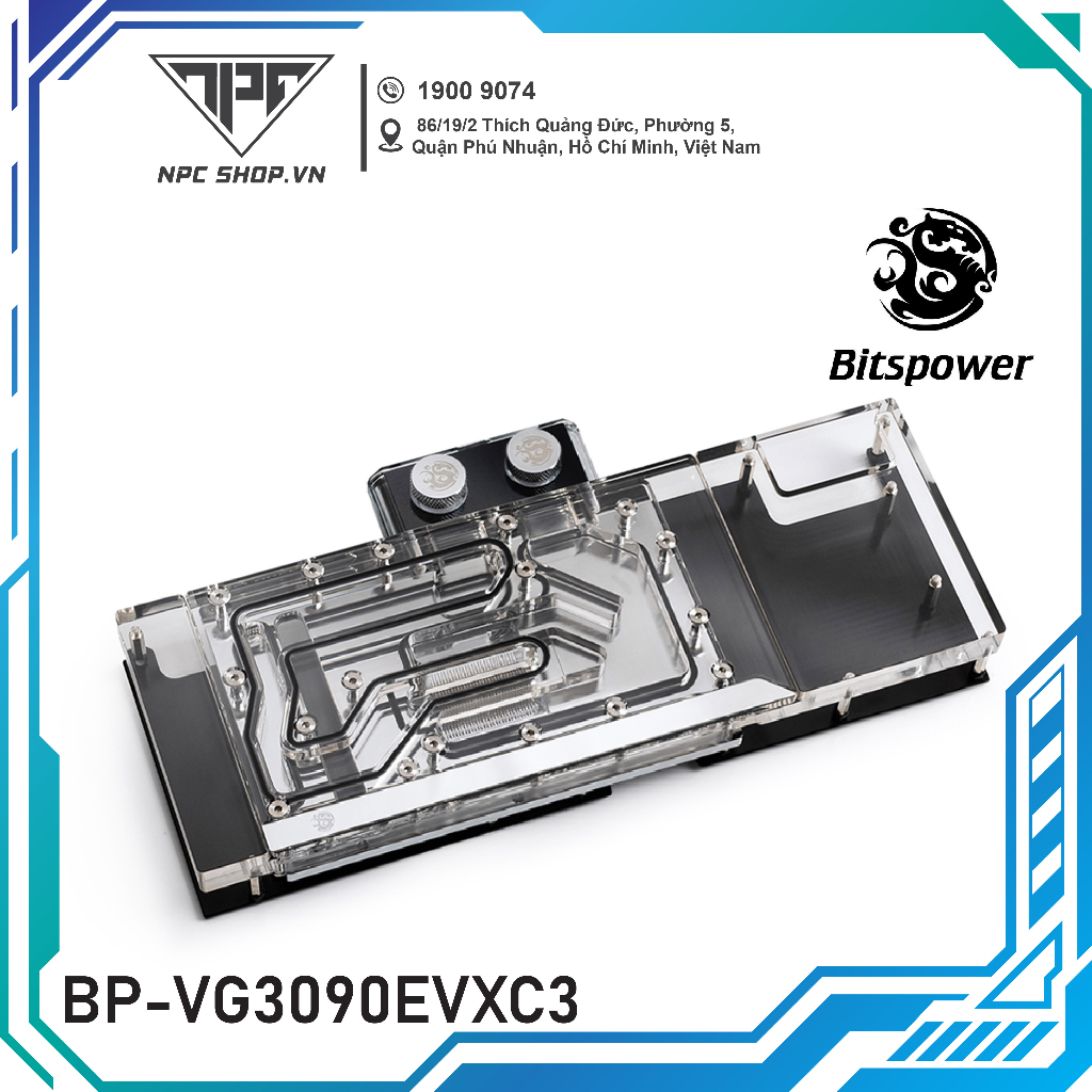 BITSPOWER CLASSIC VGA WATER BLOCK FOR EVGA GEFORCE RTX 3090 XC3 SERIES