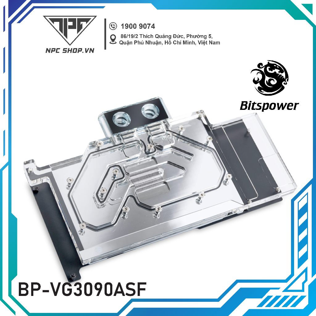 BITSPOWER CLASSIC VGA WATER BLOCK FOR ASUS TUF GAMING GEFORCE RTX 3090