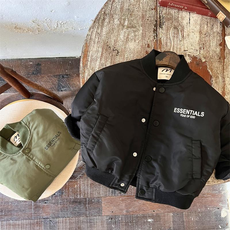 Áo Khoác bomber trần bông cho bé trai