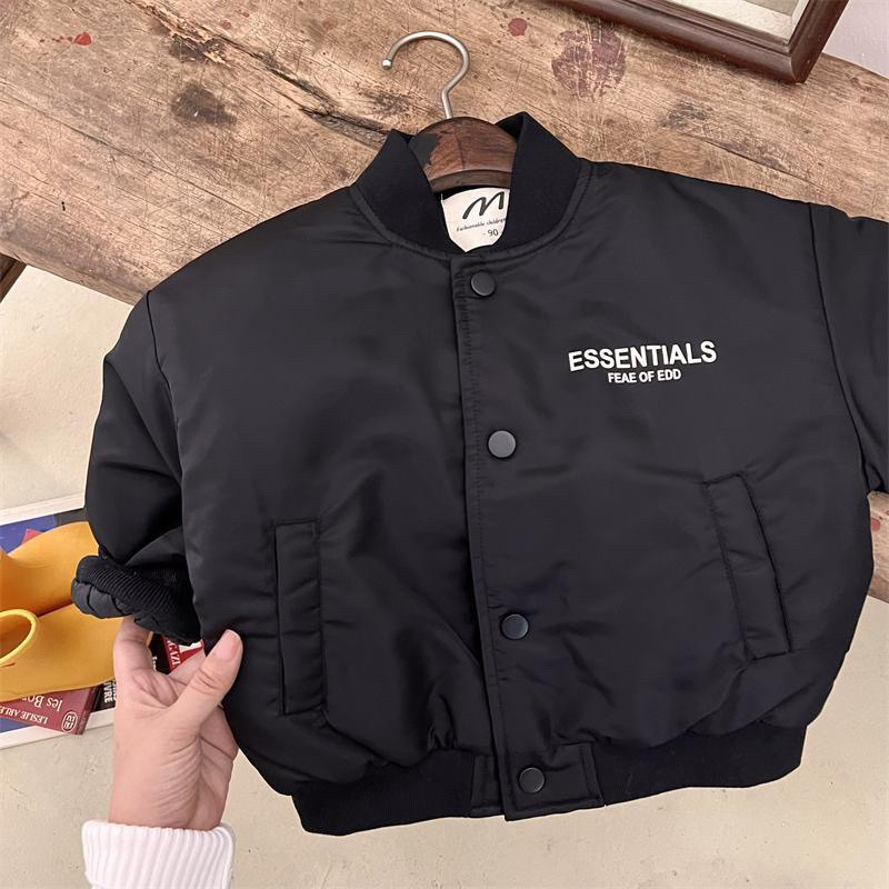 Áo Khoác bomber trần bông cho bé trai