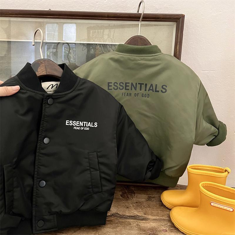 Áo Khoác bomber trần bông cho bé trai