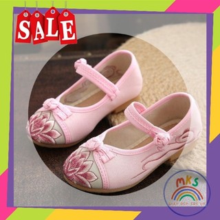 Giày hoa sen, giày đi chùa cho bé, giày mặc áo lam cho bé - Myuna Kids Store